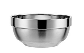 不锈钢隔热碗可以蒸吗，双层隔热不锈钢碗可以加热吗